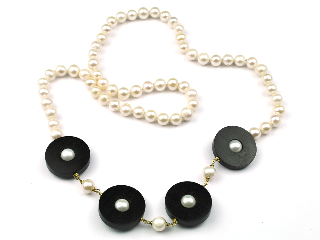 coco chanel perle arg dor ebano 254